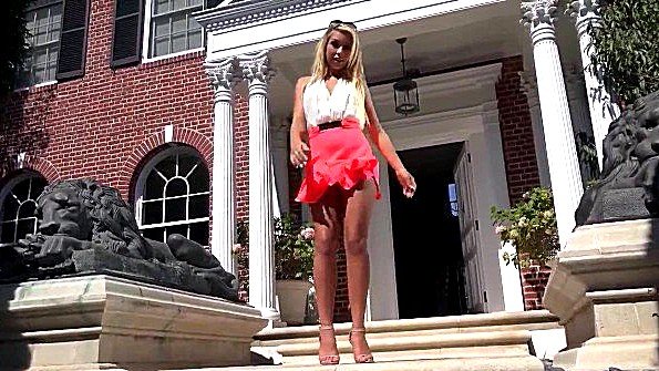 Он надел ей на голову мешок и заставил её отсосать ему член